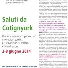 2014 Cotignyork Pieghevole con il programma - volta