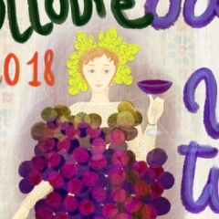 Manifesto festa dell'uva a Cotignola
