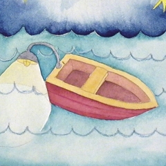 Implosioni dirompenti, 2004 tecnica mista su carta, collezione privata