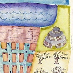 Puglia, 2004 tecnica mista su carta