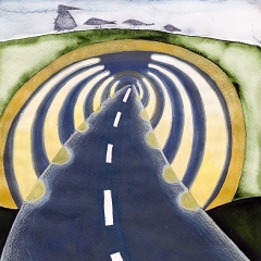 Tunnel, 2006 tecnica mista su carta